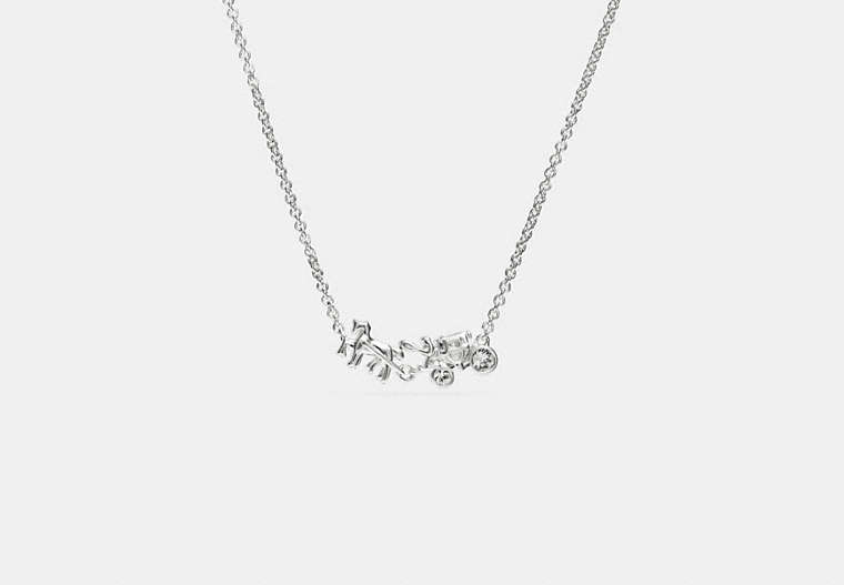 Demi Fine Horse And Carriage Necklace
