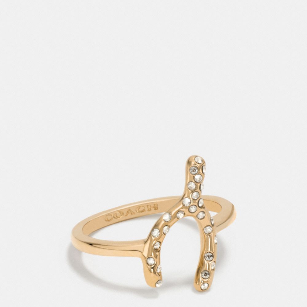 Pave Wishbone Ring