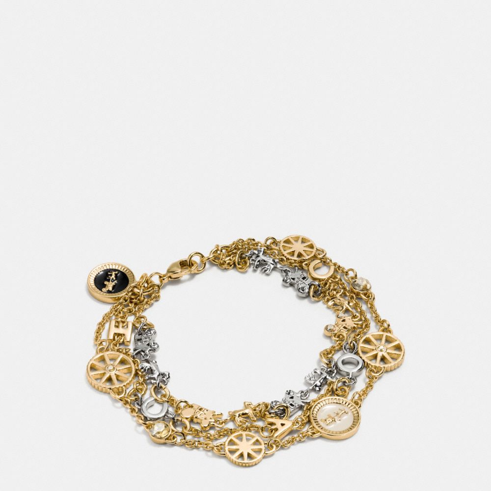 Bracelet Pave Cheval Et Carrosserie Monnaie