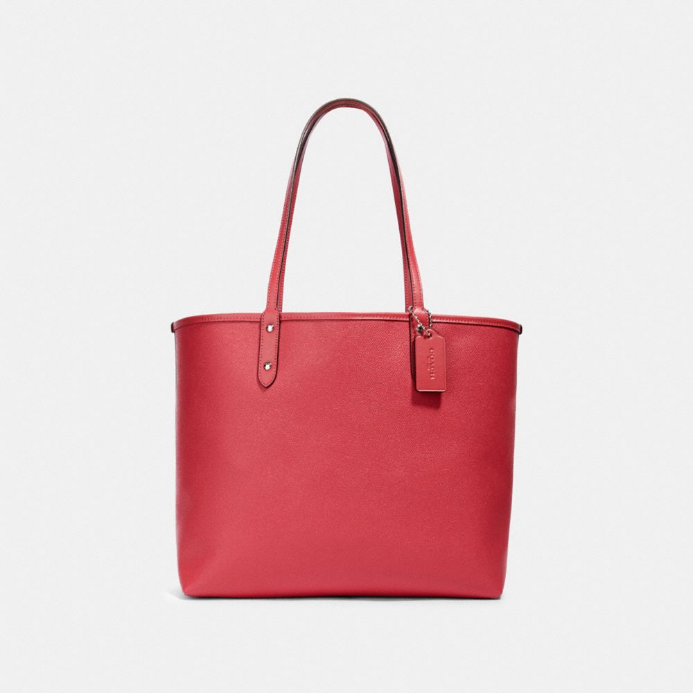 Coach reversible tote discount red