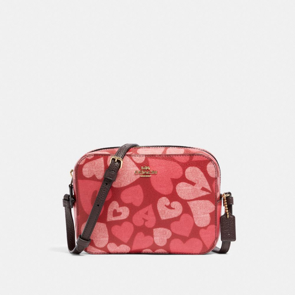 COACH OUTLET®  Mini Gallery Crossbody With Stripe Heart Print