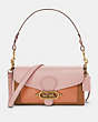 COACH®,JADE SHOULDER BAG IN COLORBLOCK,Leather,OL/Blossom Multi,Front View