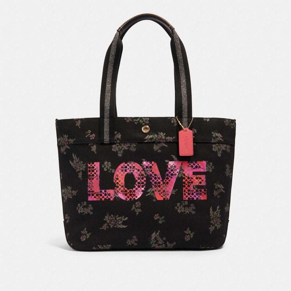 COACH®,Tote With Jason Naylor Graphic,,Front View