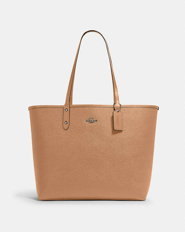 COACH® Outlet  Reversible City Tote With Horse And Carriage Print