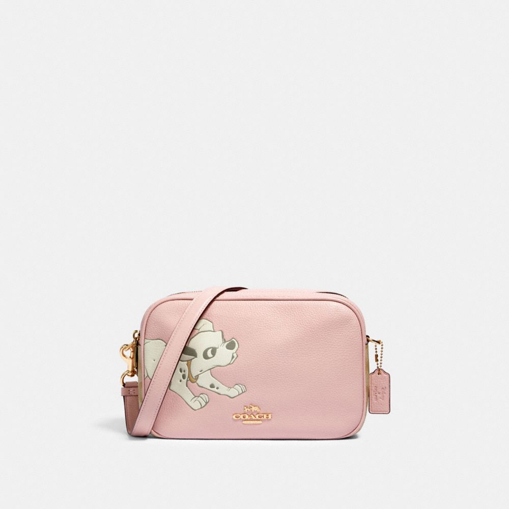 COACH Jes Crossbody Bag In Signature Canvas in Pink