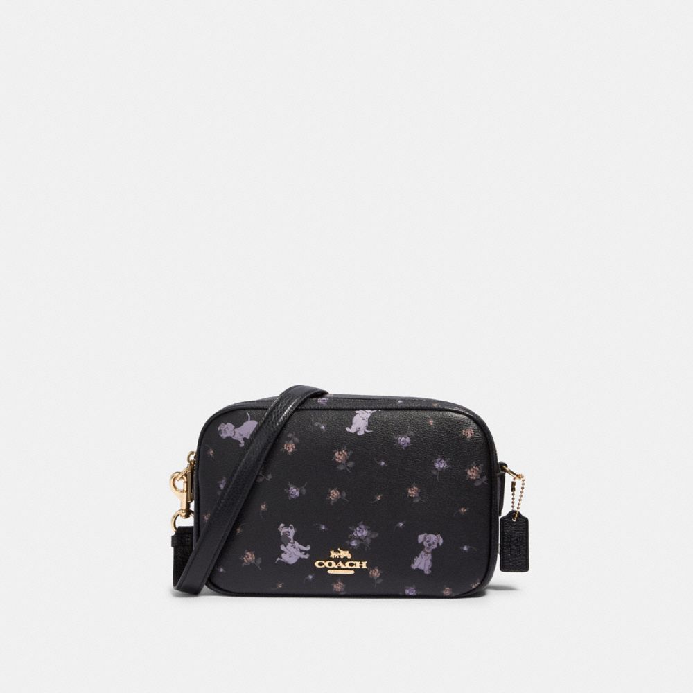 COACH Outlet Disney X Coach Jes Crossbody With Dalmatian Floral Print