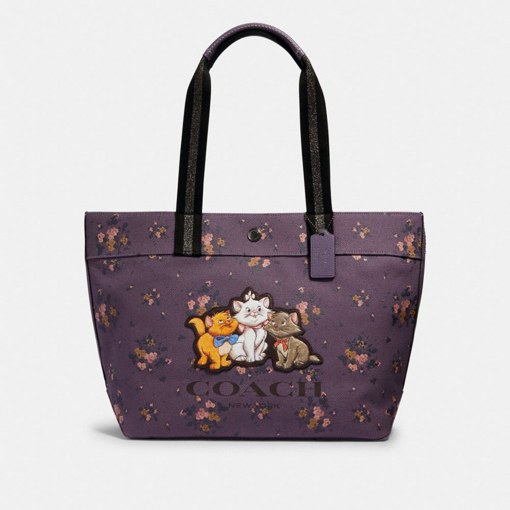 Fourre-tout Disney X Coach avec imprimé Bouquet de roses et Aristochats