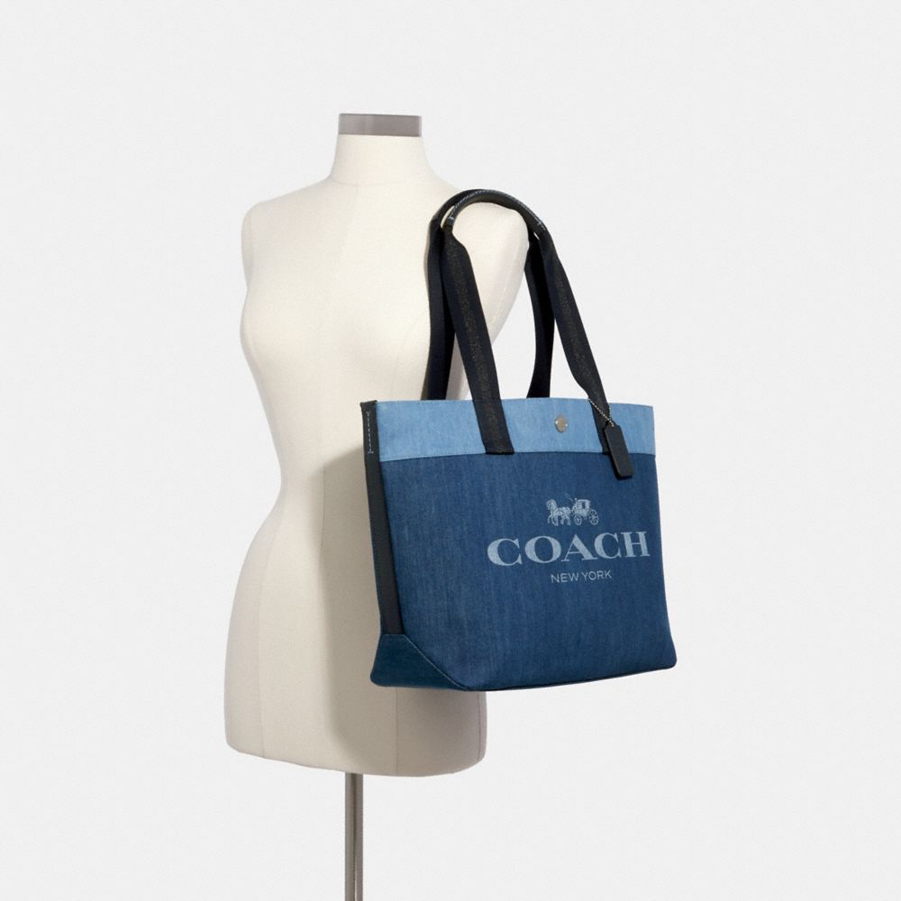 Tote Coach Navy in Denim - Jeans - 31627682