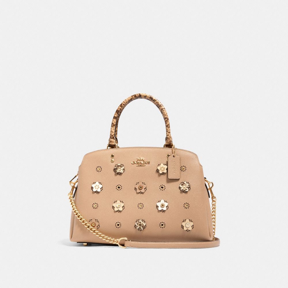 COACH®,Lillie Carryall With Daisy Applique,,Front View