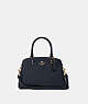 COACH®,MINI LILLIE CARRYALL,Large,Gold/Midnight,Front View
