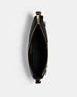 COACH®,GALLERY FILE BAG,pvc,Gold/Black,Front View