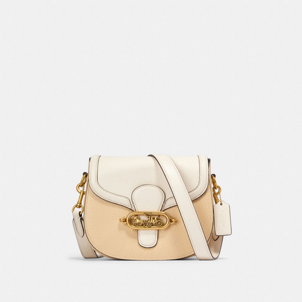 Coach jade saddle bag in colorblock new arrivals