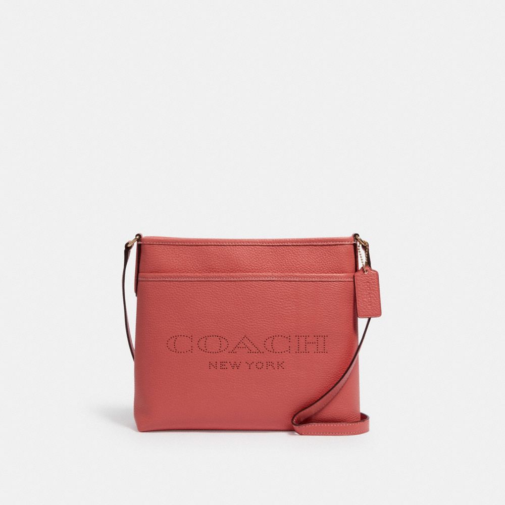 File crossbody coach new arrivals