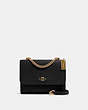 COACH®,KLARE CROSSBODY,Leather,Gold/Black,Front View