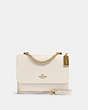COACH®,KLARE CROSSBODY,Leather,Gold/Chalk,Front View