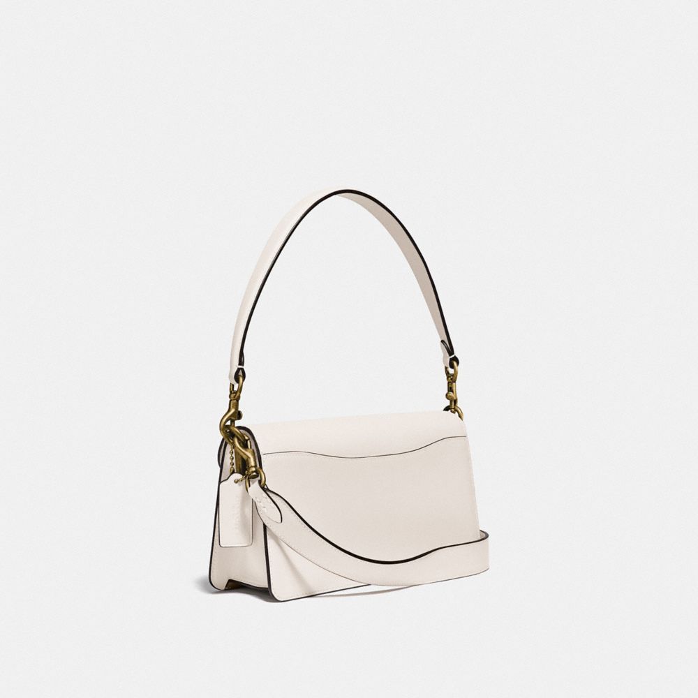 COACH Tabby Signature Leather Shoulder Bag in Natural