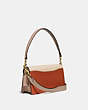 COACH®,TABBY SHOULDER BAG 26 WITH SIGNATURE CANVAS,Coated Canvas,Medium,Brass/Tan Ivory,Angle View