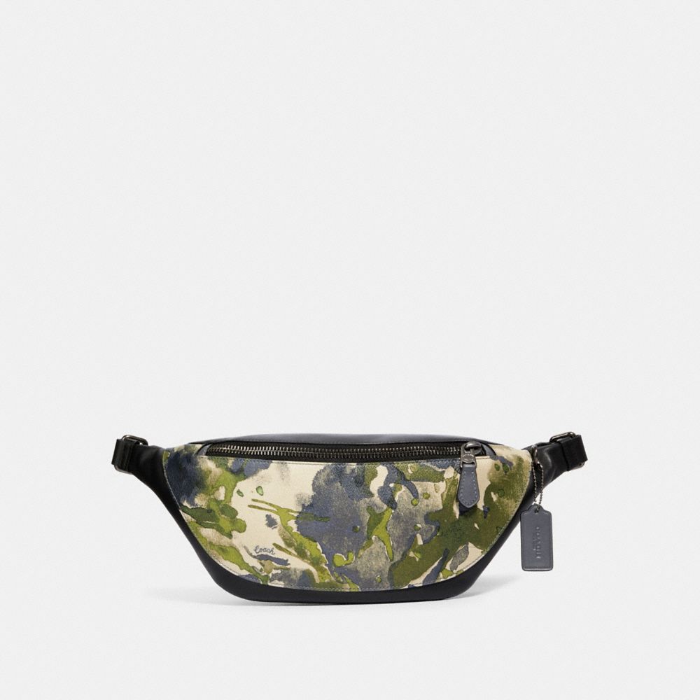 Warren Belt Bag With Watercolor Script Print