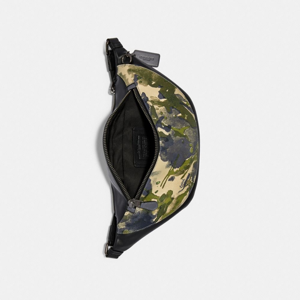 Warren Belt Bag With Watercolor Script Print