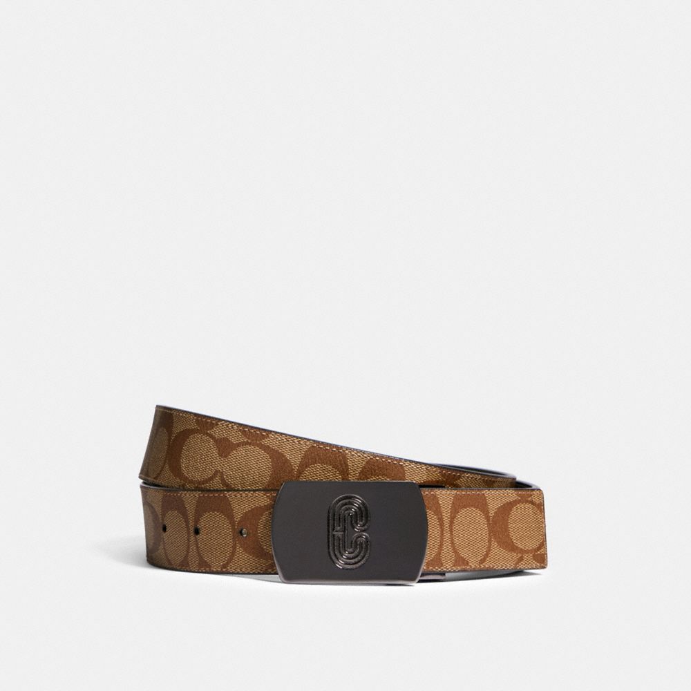 COACH®  Signature Buckle Belt, 38 Mm