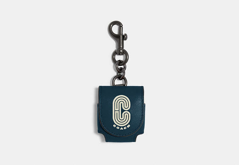 Wireless Earbud Case Bag Charm In With Coach Patch