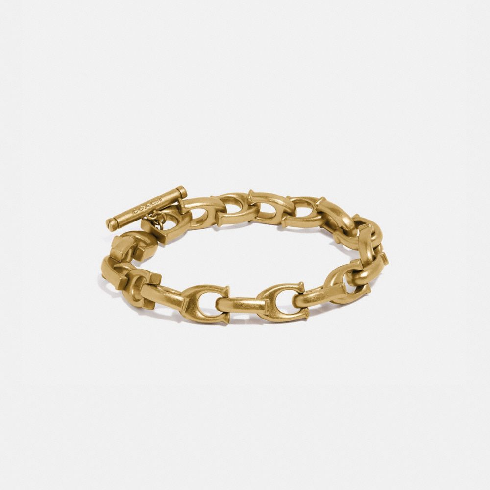 Sculpted Signature Chain Bracelet