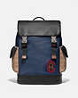 Rivington Backpack With Signature Canvas Detail And Coach Patch