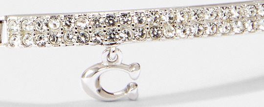 COACH♥Pave Bar Hinged バングル ブレスレット 91429 COACH♥Pave Bar Hinged バングル ブレスレット 91429 (Coach