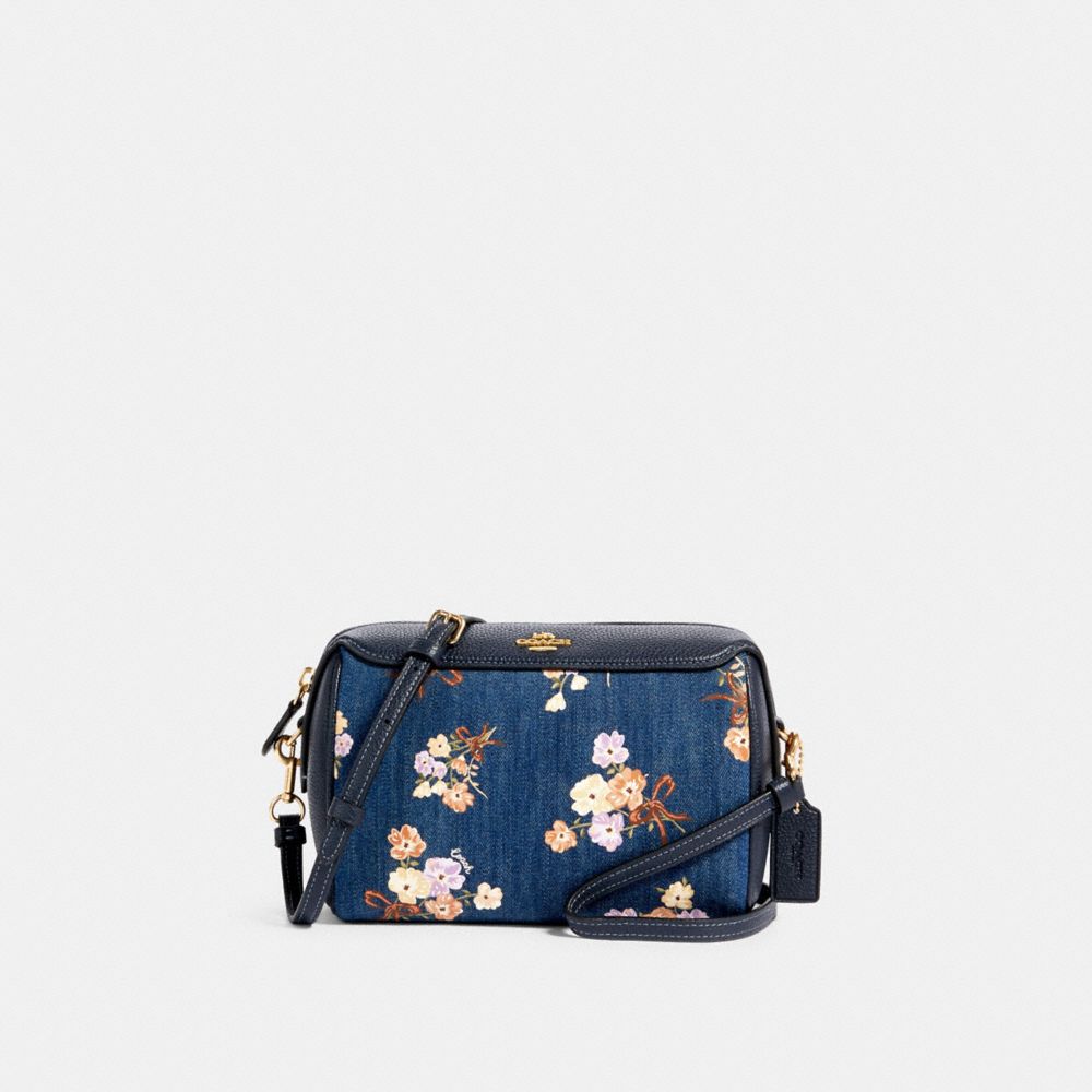 Coach Bennett Crossbody with Painted Floral Box Print, F91450