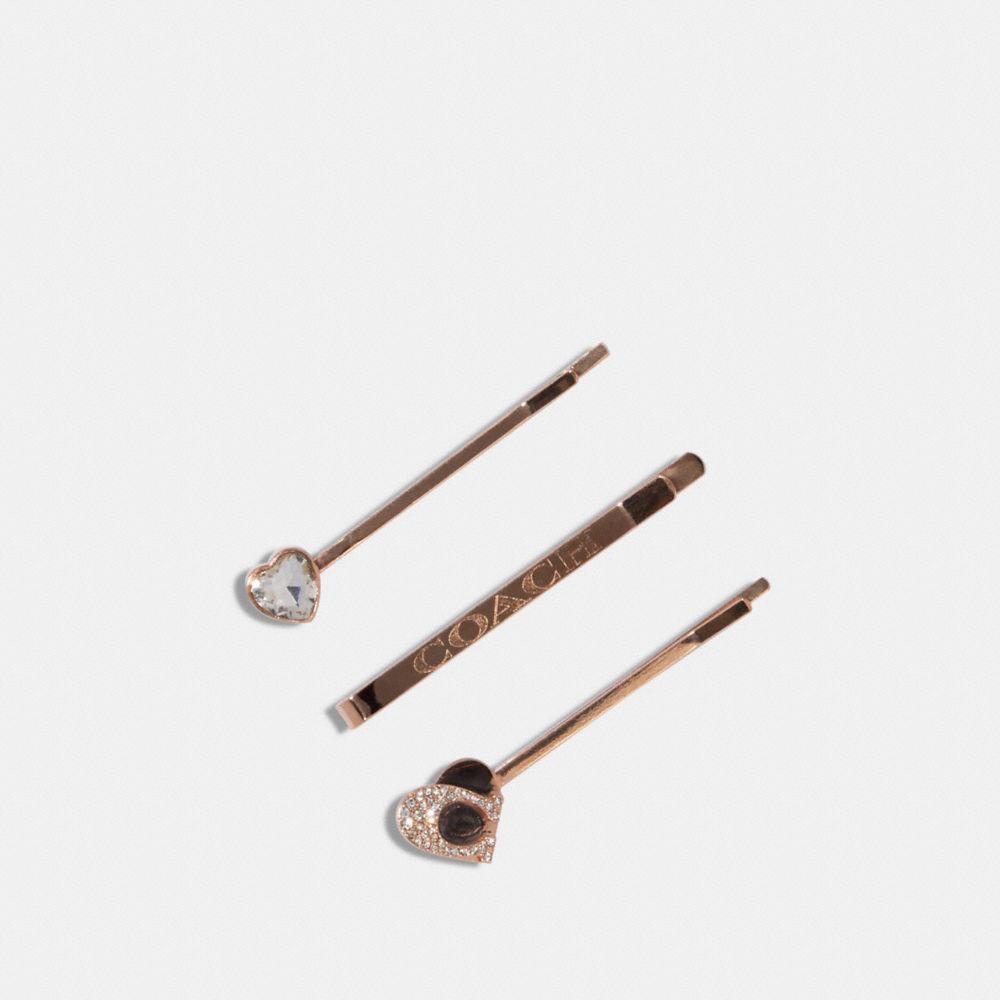 Signature Heart Hair Clip Set