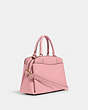 COACH®,LILLIE CARRYALL,Leather,Large,Gold/Bubblegum,Angle View