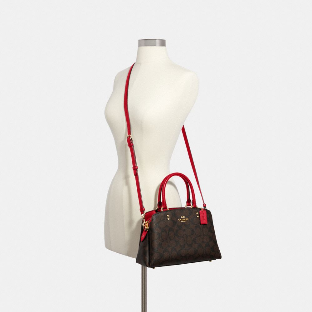 COACH®,Mini Lillie Carryall In Signature Canvas,,Alternate View