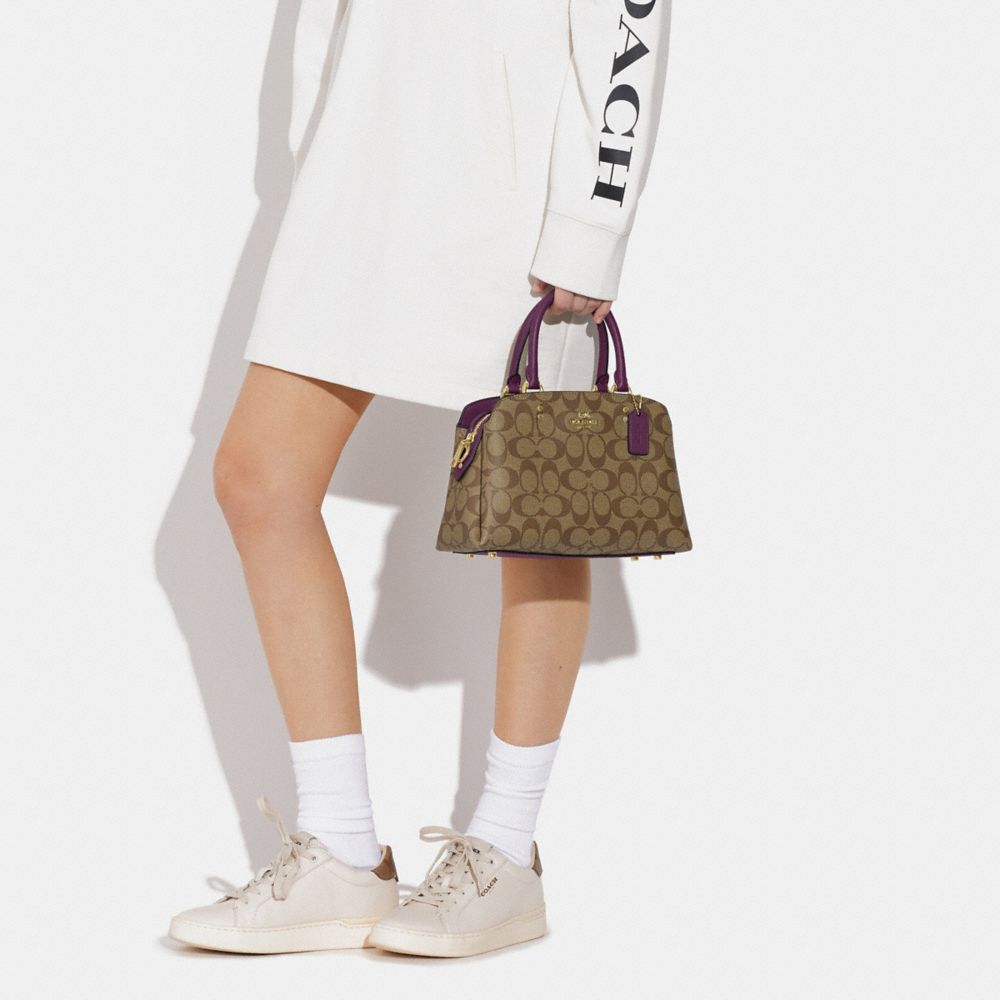 COACH® Outlet | Mini Lillie Carryall In Signature Canvas