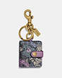 Picture Frame Bag Charm With Heritage Floral Print