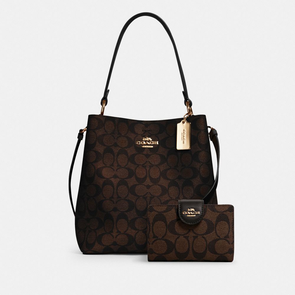 Coach bag online and wallet bundle