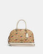 Mini Sierra Satchel In Signature Canvas With Strawberry Print