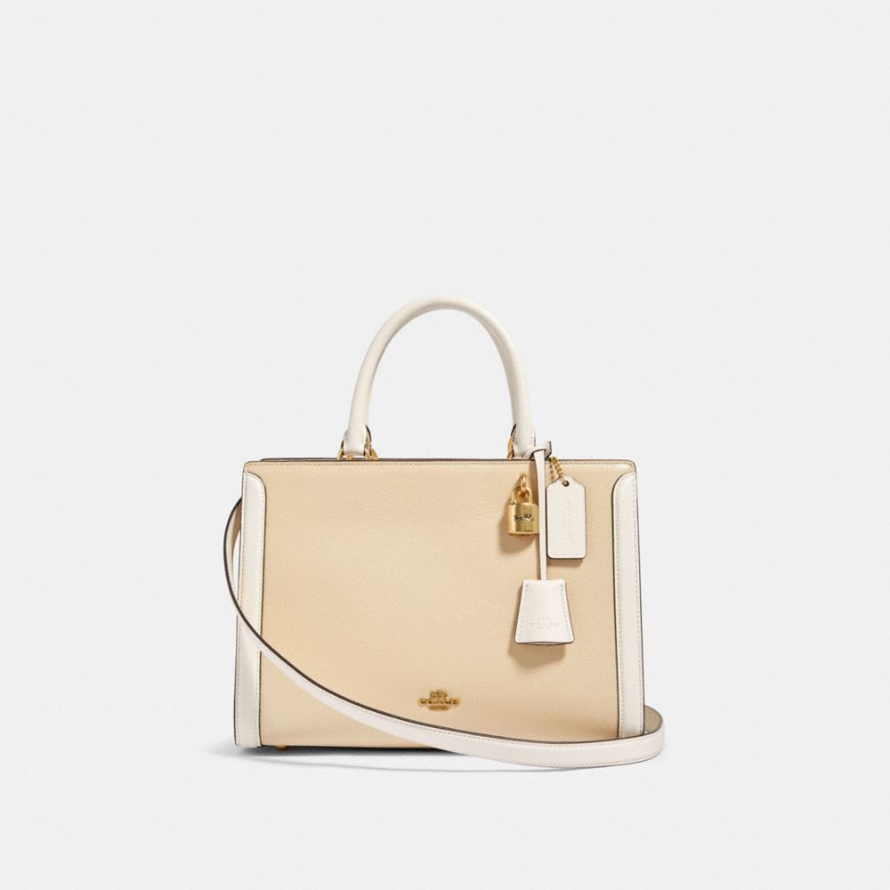 Coach zoe best sale carryall colorblock