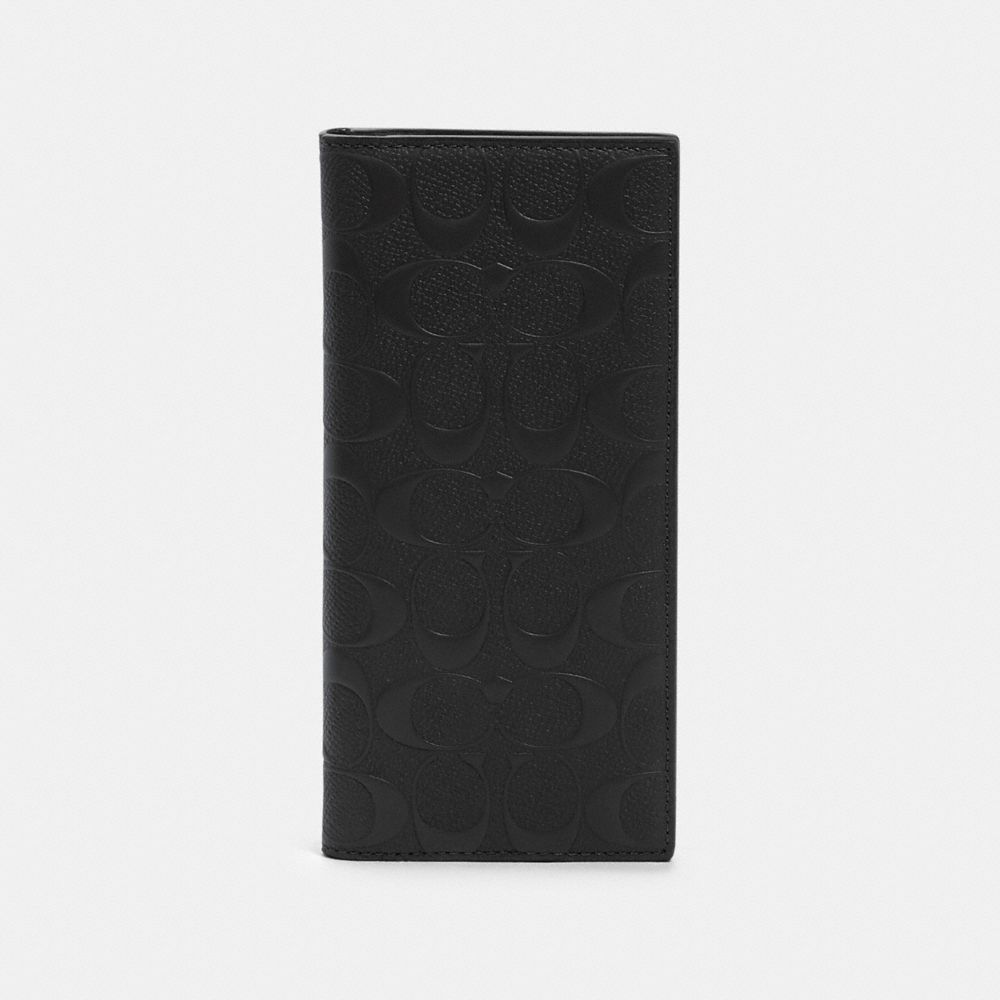 1927 Black Leather Breast Pocket Wallet