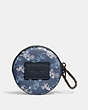 Round Hybrid Pouch With Horse And Carriage Print