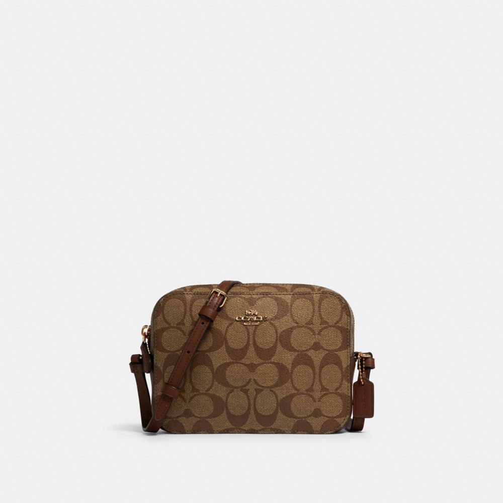 COACH Outlet Mini Camera Bag In Signature Canvas