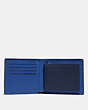 COACH®,3-IN-1 WALLET IN COLORBLOCK,Leather,Deep Sky/True Navy,Inside View,Top View