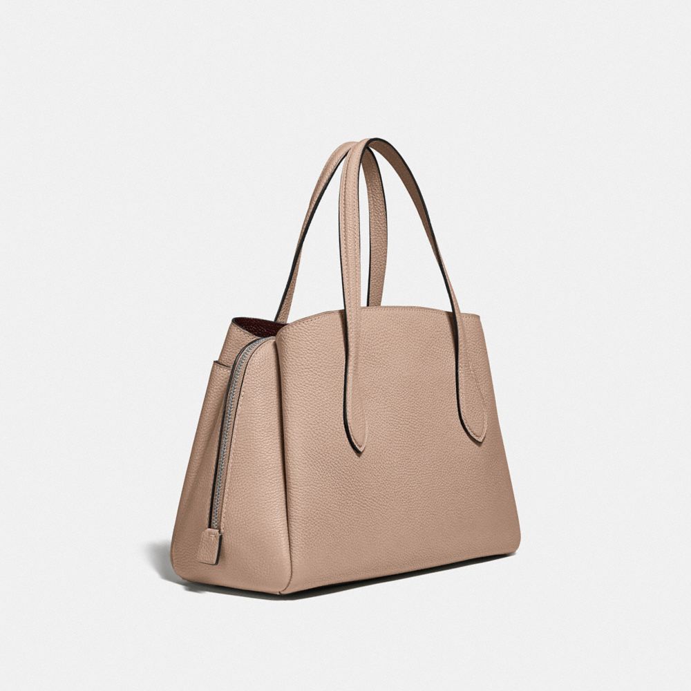 Coach lora carryall outlet taupe