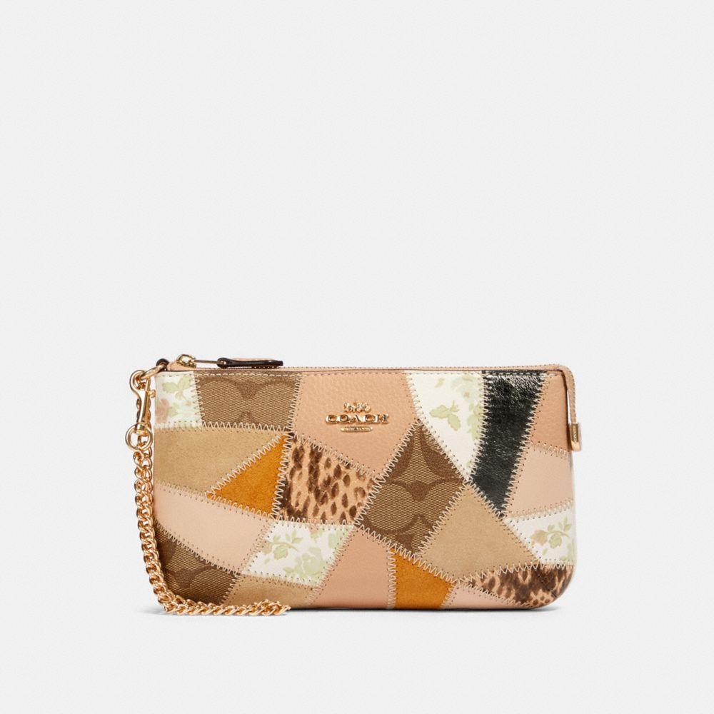 COACH Outlet Large Wristlet With Patchwork