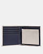 COACH®,3-IN-1 WALLET,Leather,Midnight/Bone,Inside View,Top View