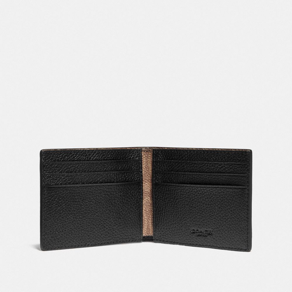 Gucci Bifold Wallet Signature Web Black in Leather - US