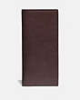 COACH®,BREAST POCKET WALLET,Smooth Leather,Mini,Mahagony,Front View