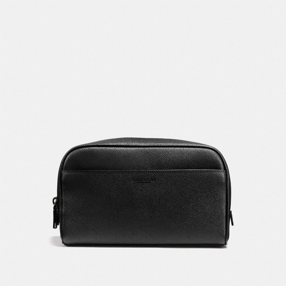 Carry On Dopp Kit In Crossgrain Leather
