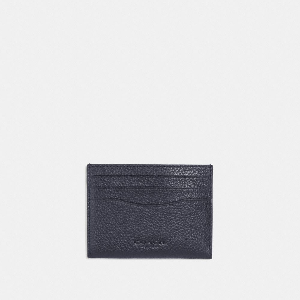 Coach card case in signature online canvas