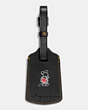 Mickey Luggage Tag In Glovetanned Leather