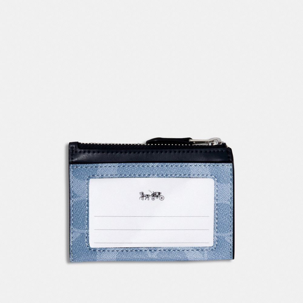 Étui-cartes Mini Skinny pour pièce d’identité en toile signature